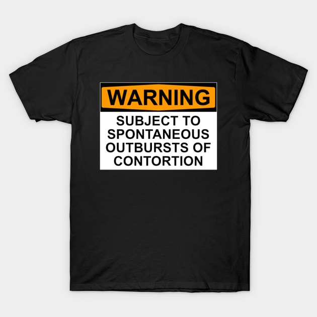 Outbursts Of Contortion T-Shirt by Bundjum